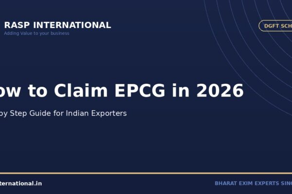 How to Claim EPCG 2026