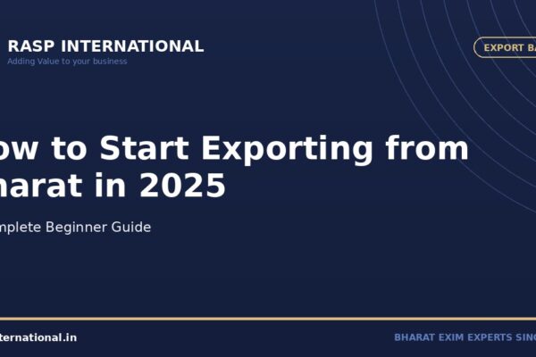 How to Start Exporting from Bharat 2025