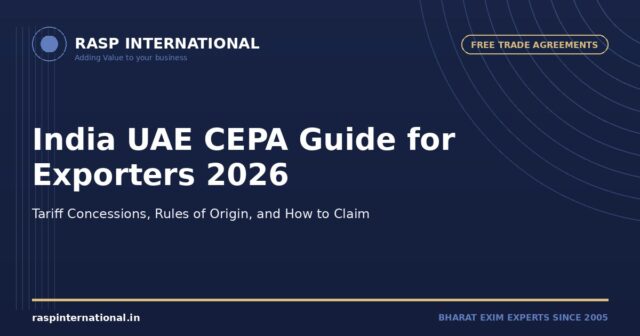India UAE CEPA Guide 2026