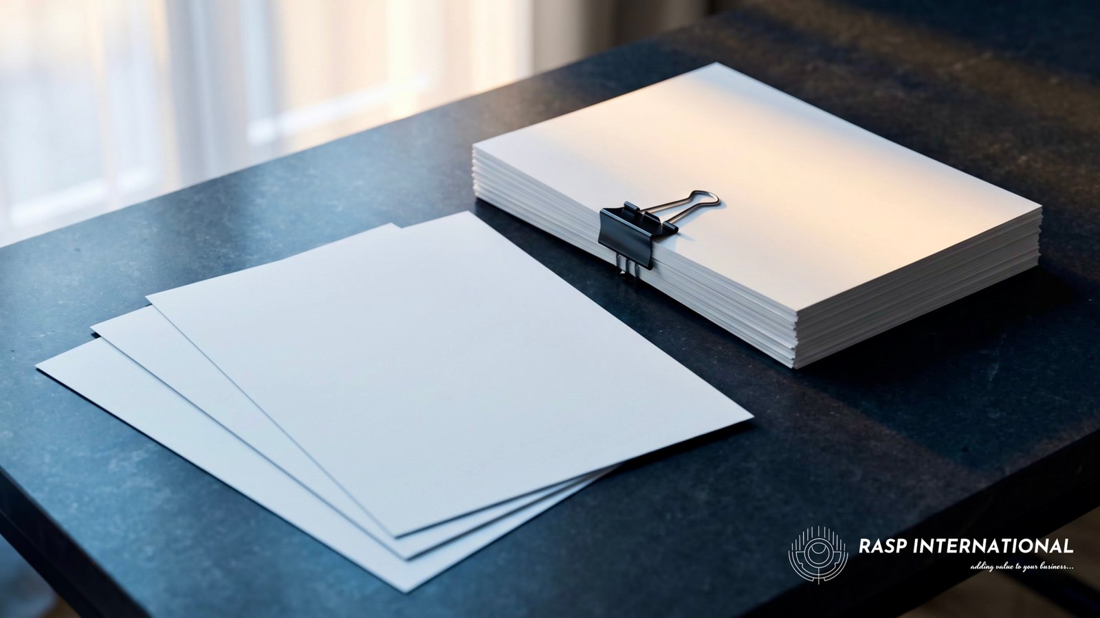 A clipped bundle of documents beside three loose single sheets, illustrating how small RoDTEP scrips are aggregated to attract importer bids