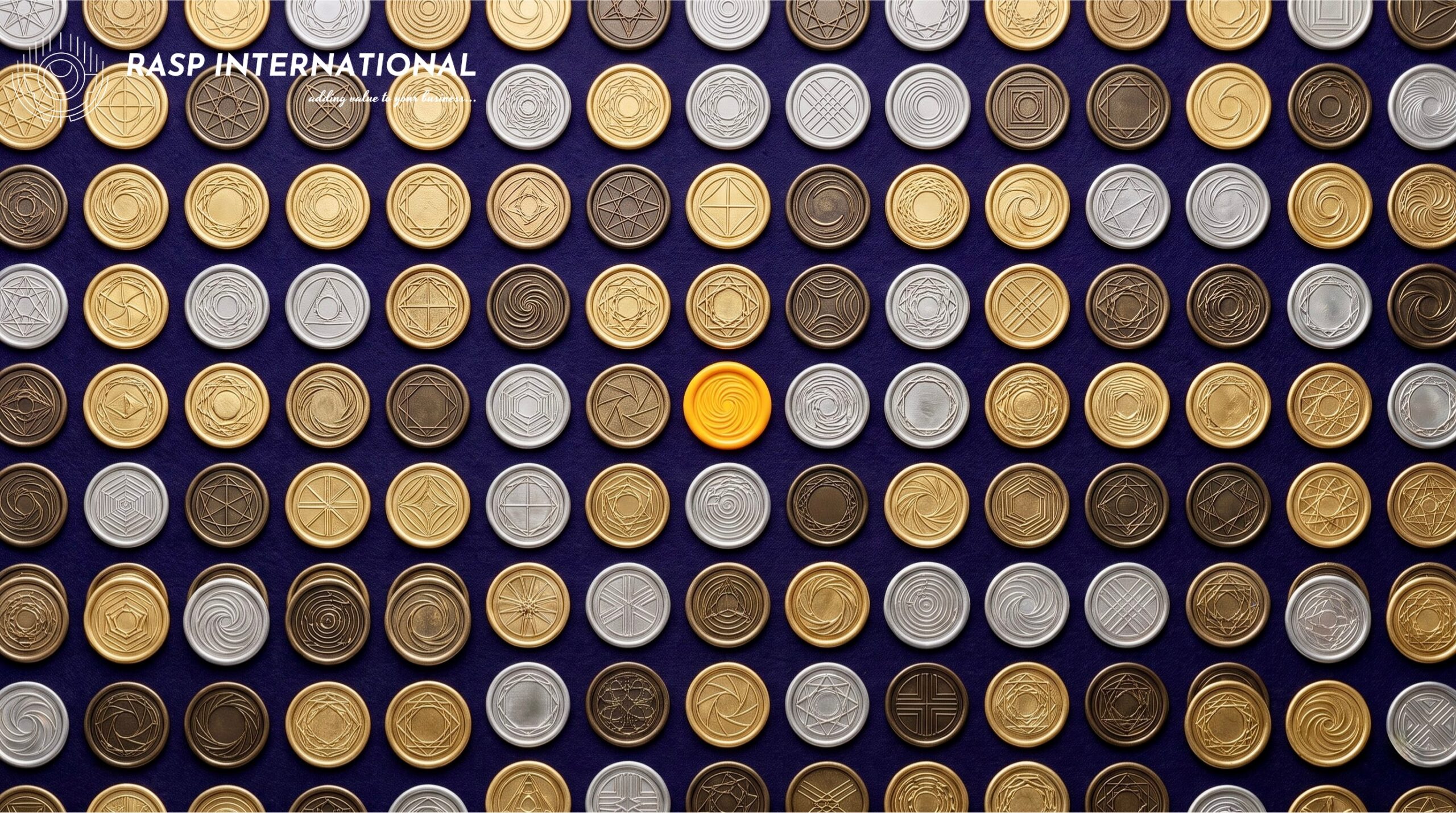 Conformity seals arranged in grid representing international market certifications