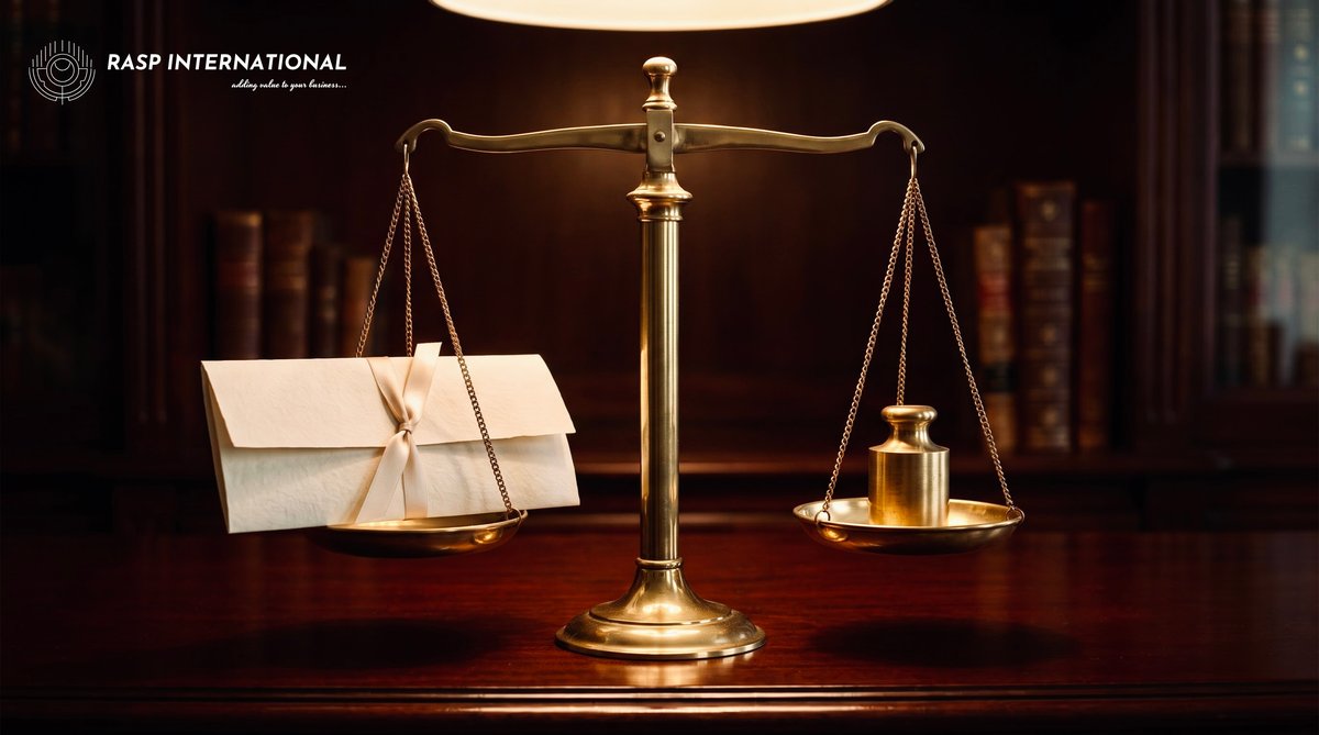 Balanced brass apothecary scale symbolizing the careful calculation of export duties, RoDTEP rates and drawback amounts