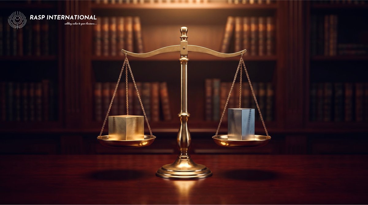 Brass weighing scales in perfect equilibrium symbolizing fair trade assessment and balanced export duty calculations