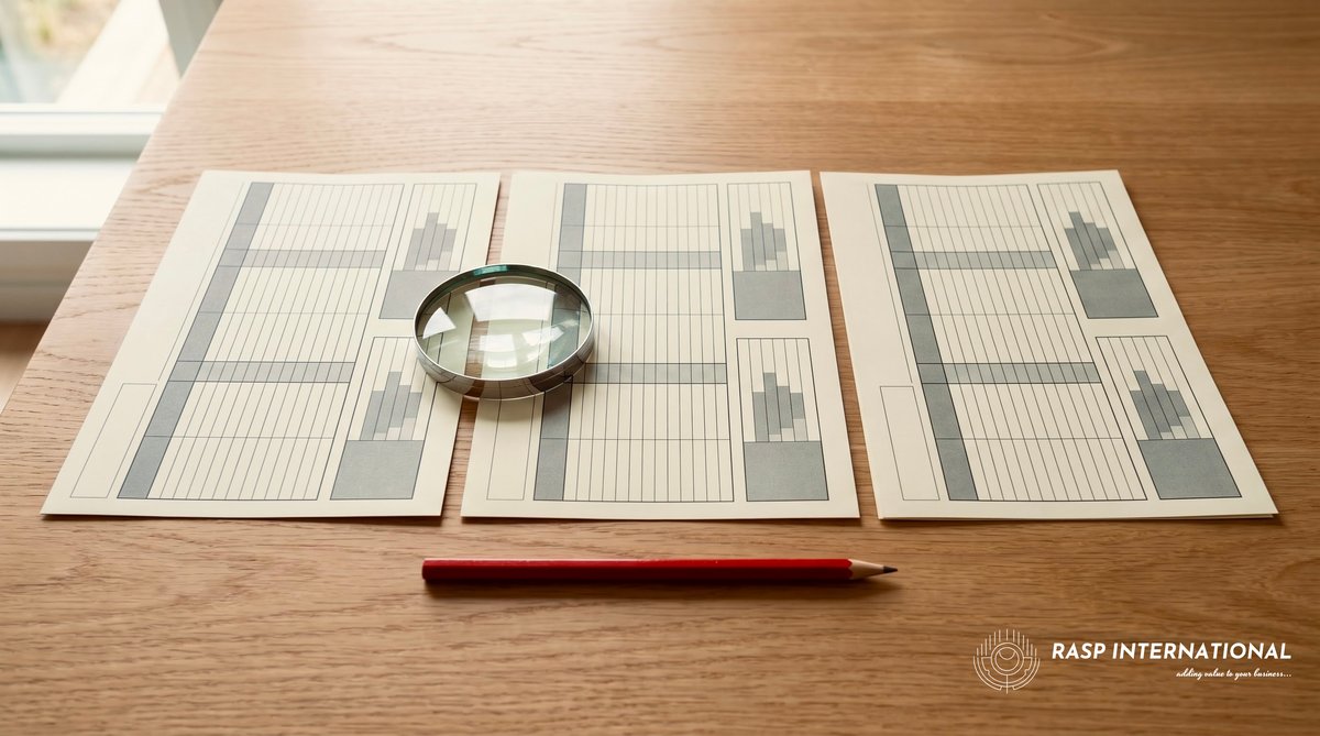 Official documents examined with a magnifying glass representing detailed export compliance audit and DGFT regulation review
