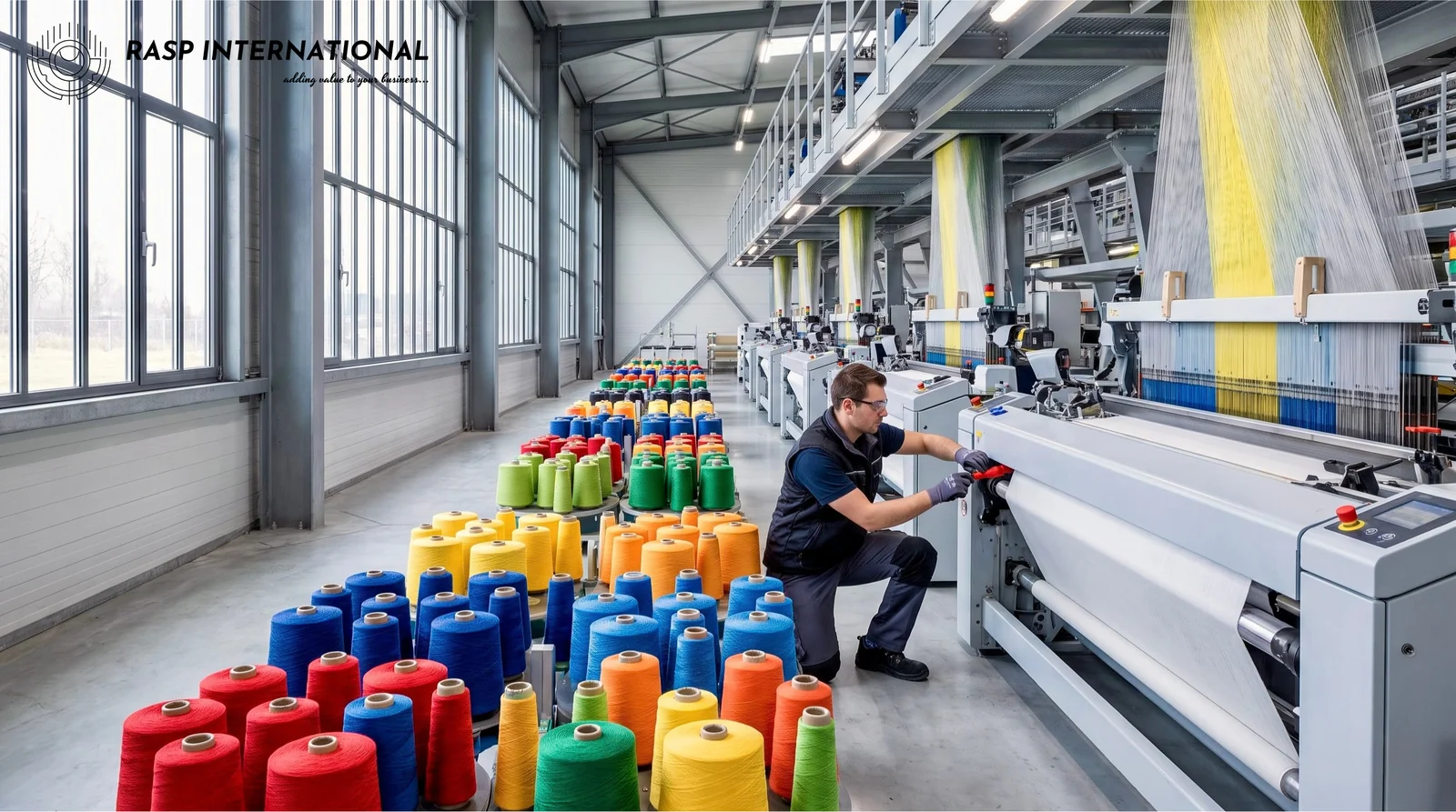 Textile weaving floor representing the textile and apparel sector under EPM