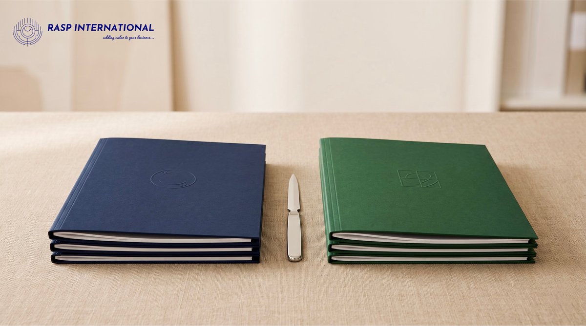Organized file folders on a desk representing systematic export record keeping and DGFT compliance documentation