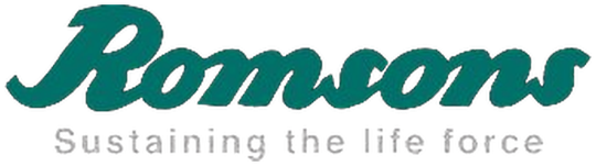 Romsons logo, a client of Rasp International